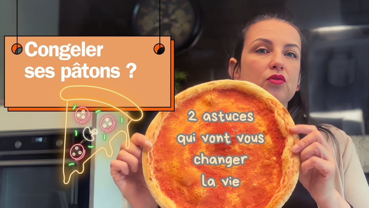 Comment congeler la pâte à pizza ? Je vous donne 2 SOLUTIONS incroyables