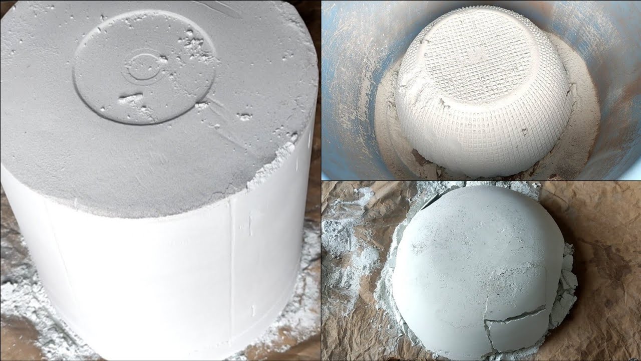 ASMR: super dusty snappy soft white cement 3 vids com/2x speed/mouthwatering visuals