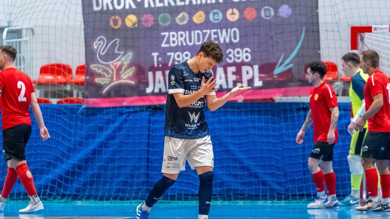 SKRÓT: AZS UW Darkomp Wilanów vs. Red Devils Chojnice | 17. kolejka 1. ligi futsalu