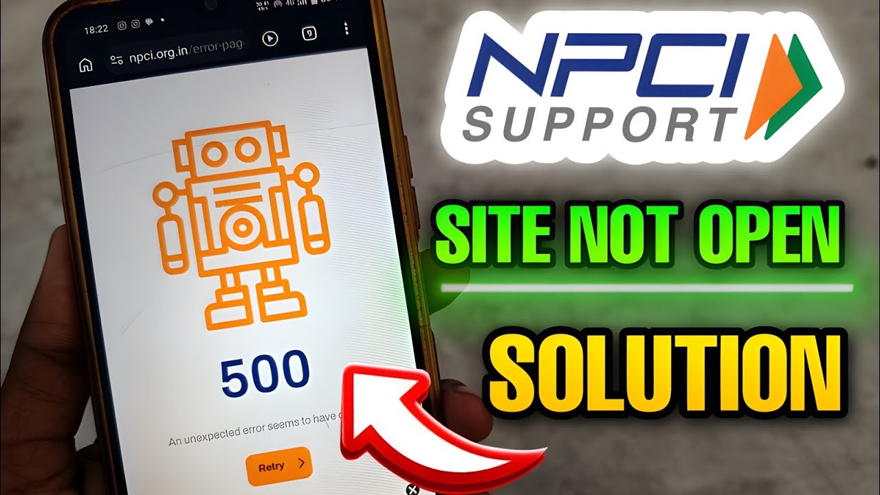 NPCI not working | NPCI website not working | npci aadhaar seeding failure problem