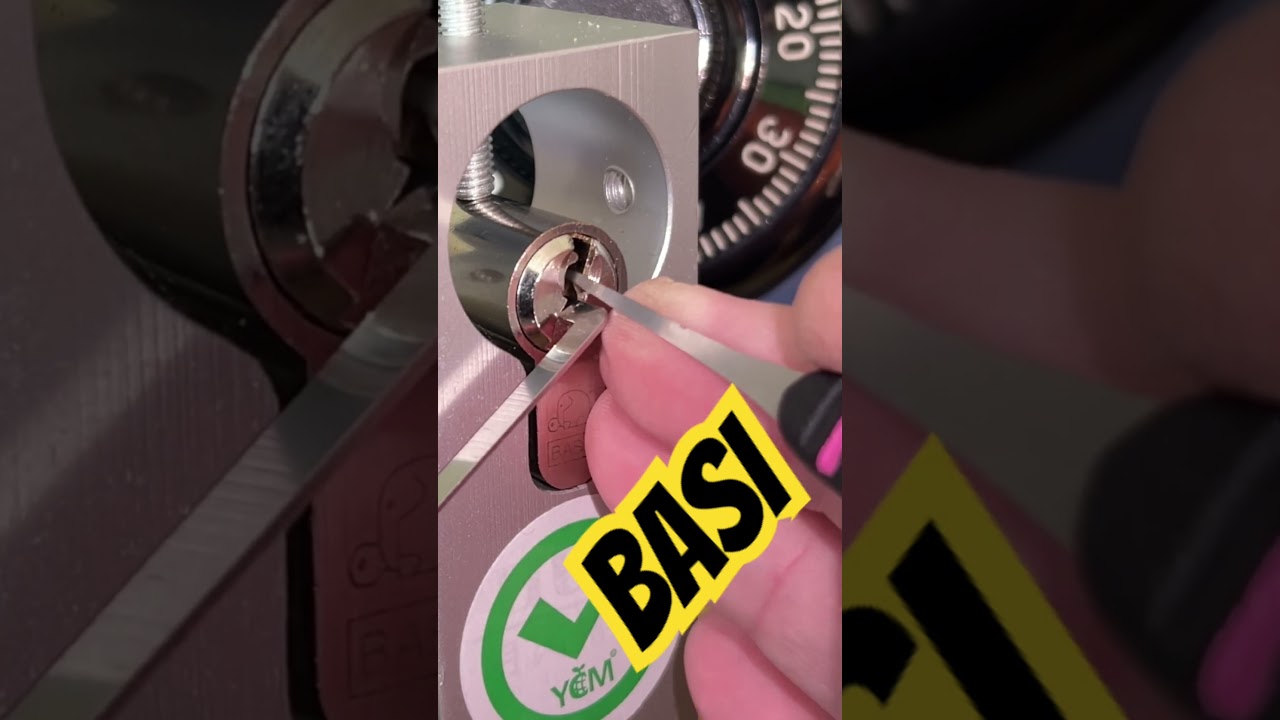 Opel lock BASI 5 pins. Вскрытие цилиндра BASI. #locksport #lockpicking