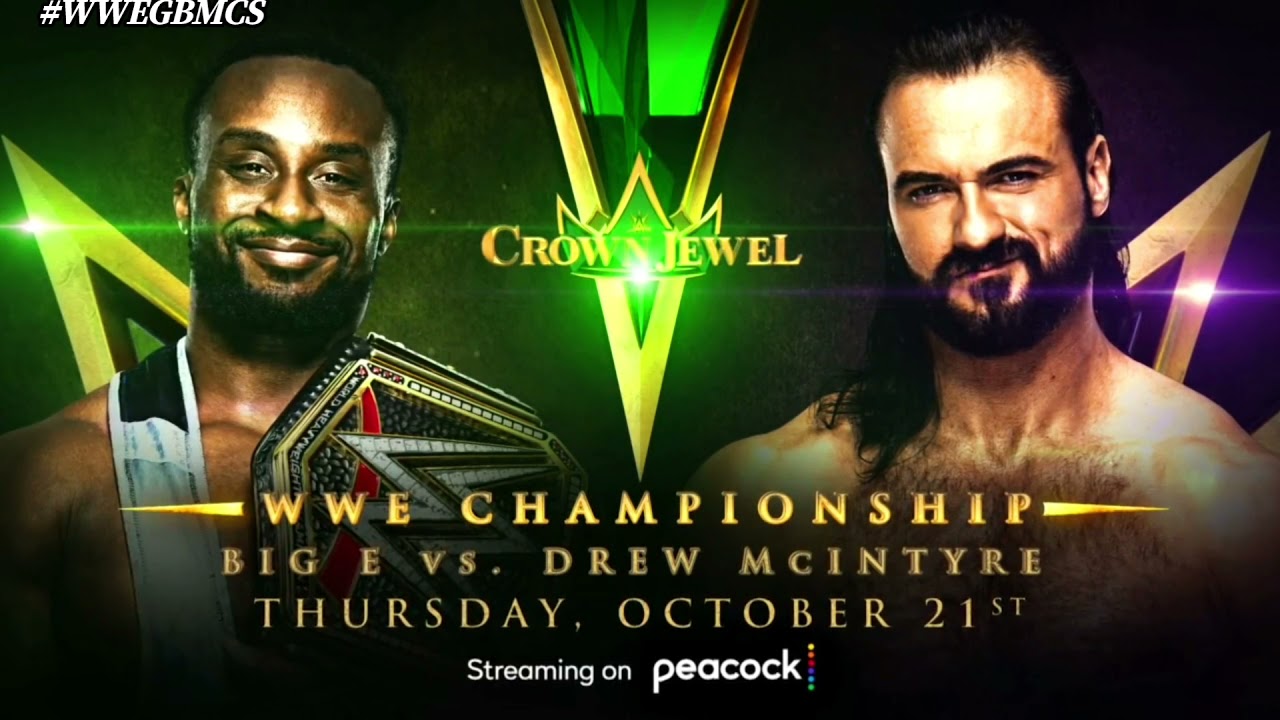 WWE Crown Jewel 2021 - Official Match Card HD