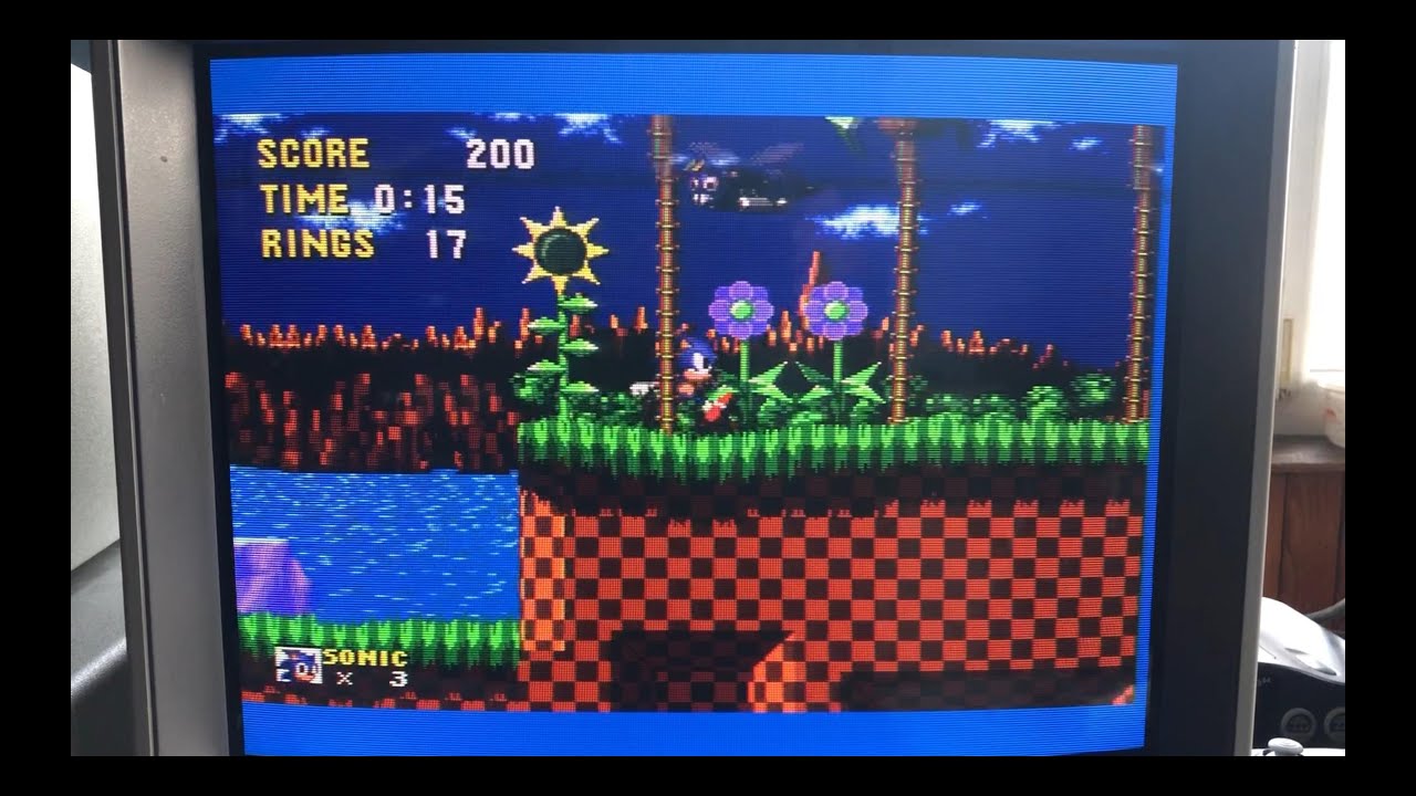 Megadrive 1 PAL vers NTSC