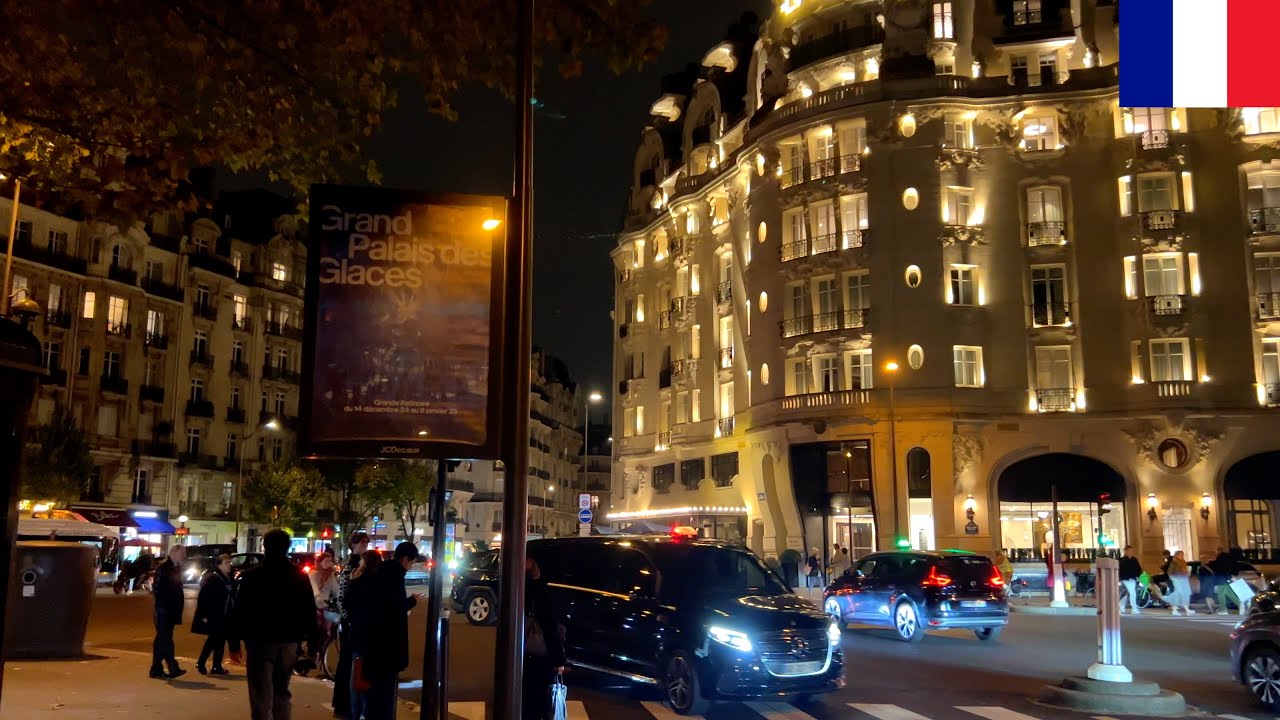 🇫🇷🌃【HDR 4K】Paris Night Walk - Le Bon Marché to Les Gobelins via Rennes & Port Royal (Nov 2024)