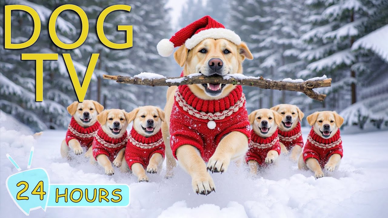 DOG TV: Videos Prevent Boredom with Soothing Music for Dogs When Home Alone - Happy Music for Dogs