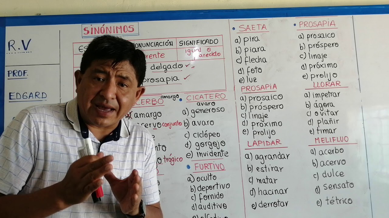 SINÓNIMOS