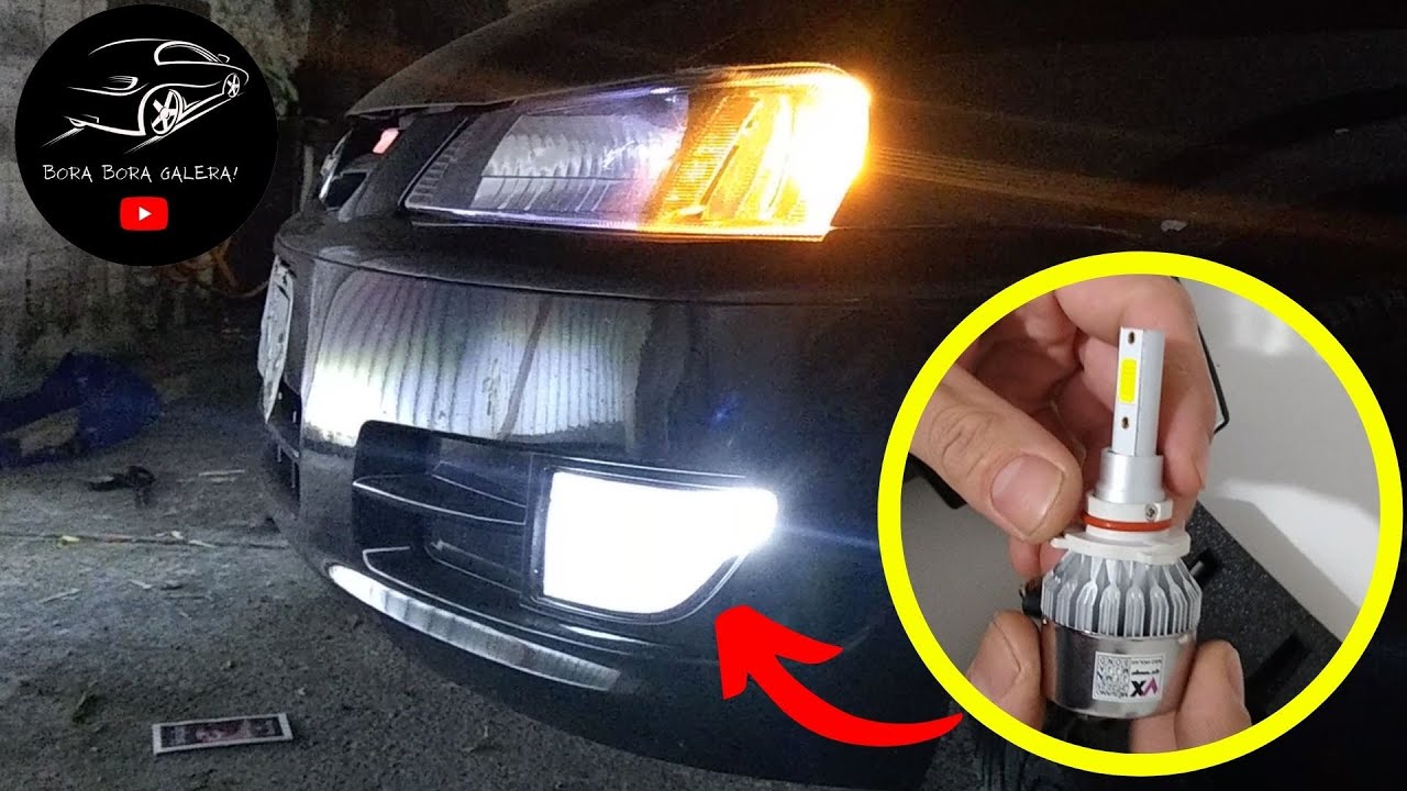 Led no farol de milha 4800 LM 6000K - celta