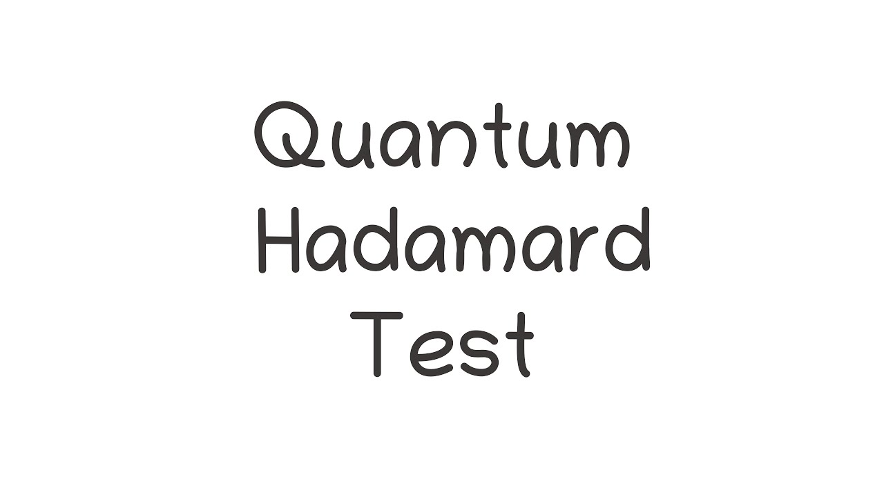 Quantum Hadamard test: how to compute an arbitrary expectation value