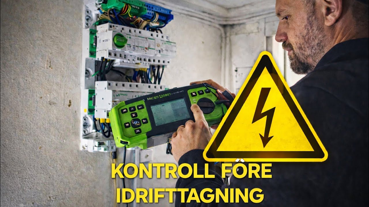 BYTER ELCENTRAL! DETTA MÅSTE DU GÖRA! - Kontroll före idrifttagning.