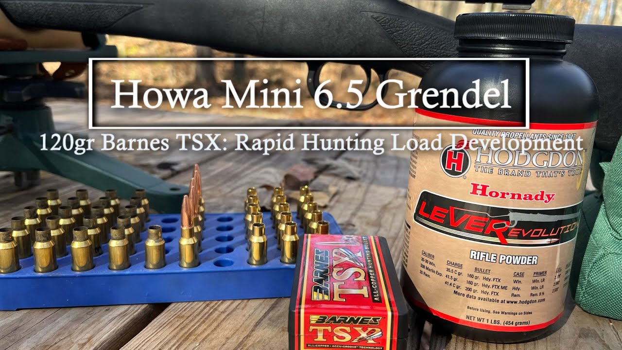 Howa Mini 6.5 Grendel: Быстрая разработка патронов для охоты на оленя с Barnes 120gr TSX