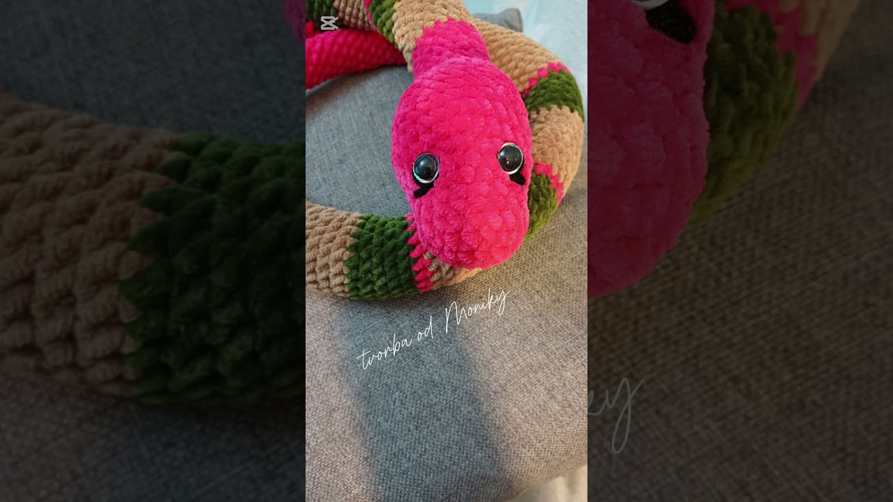 #hačkovan&yacute; had #hračka #zvieratko #crochet