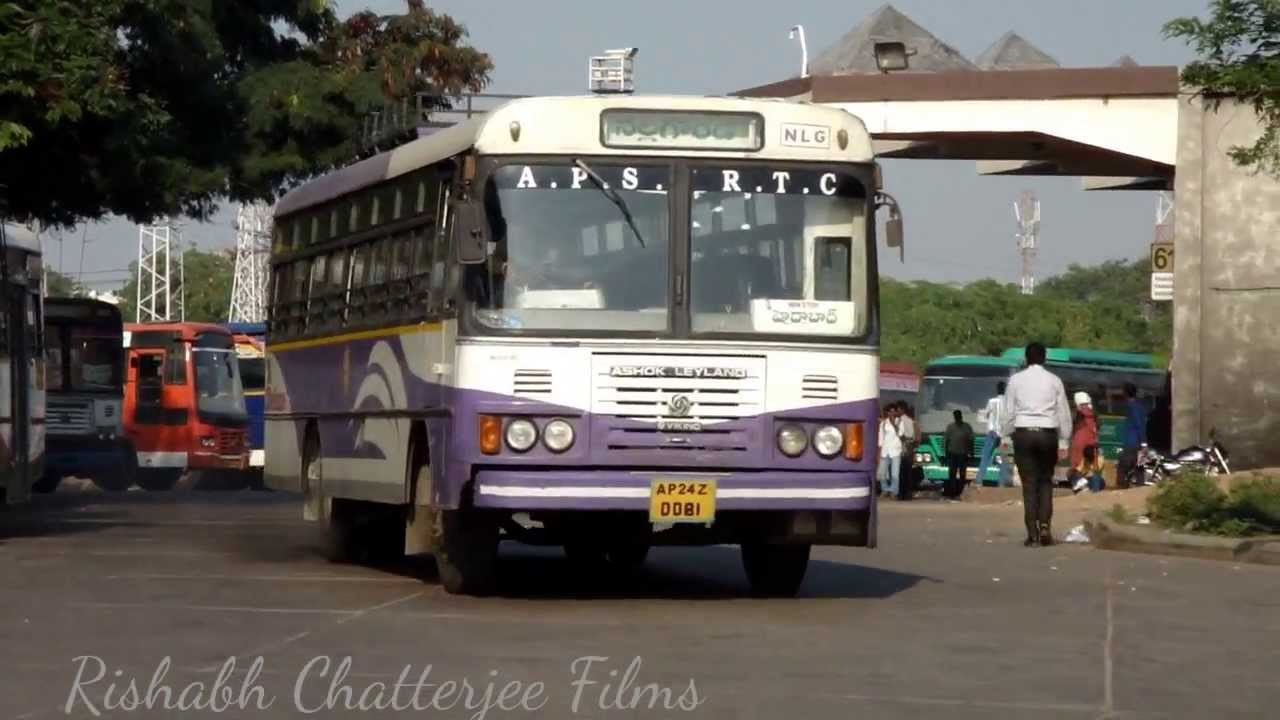 APSRTC DELUXE,ORDINARY CNG AND SUPER LUXURY BUSES AT MGBS,HYDERABAD