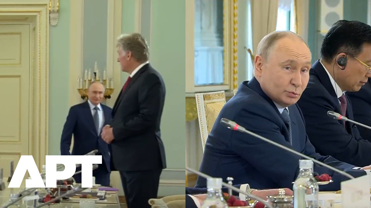 Путин прибыл и открыл международную встречу со СМИ заявлением: &laquo;Я не журналист&raquo; | APT