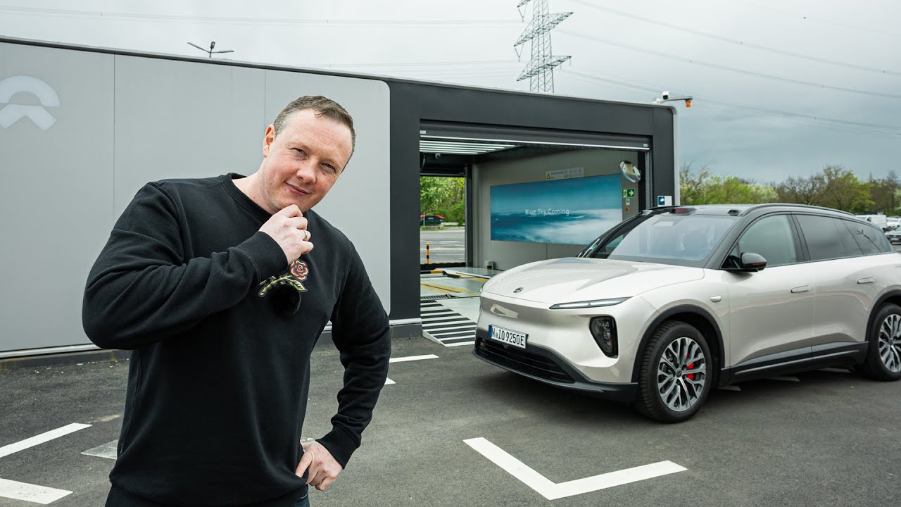 Volle Batterie in 3-5 Minuten! NIO Power Swap Station erkl&auml;rt & ausprobiert