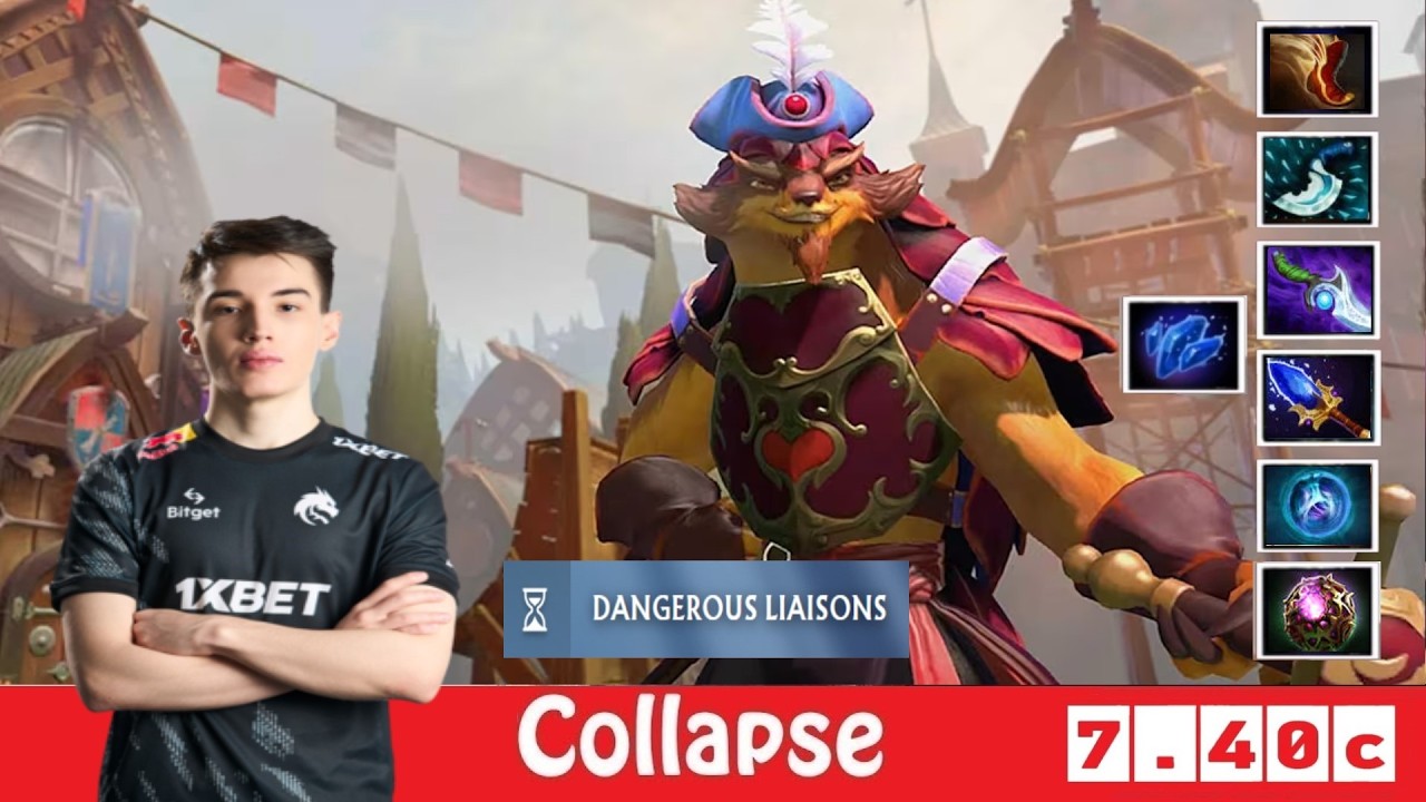 [DOTA 2] TSpirit.Collapse PANGOLIER [TEAM SPIRIT vs TUNDRA] [PGL WALLACHIA 7]  [7.40c] [2]