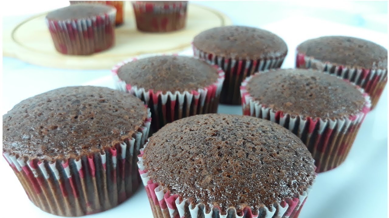 Chocolate Cupcake Without Butter | Easy Chocolate Cupcake Recipe