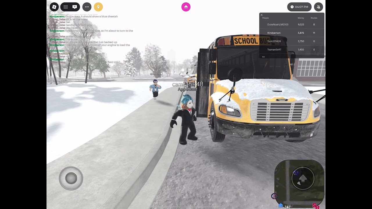 Driving in 1066 (2012 bus) in a field trip from ES to HS