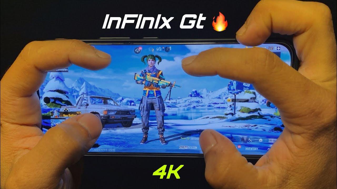 infinix Gt 30 pro Handcam in 2025 🔥/super Smooth +UItra Extreme PUBG Test😍/ And.15 Livik Gameplay!