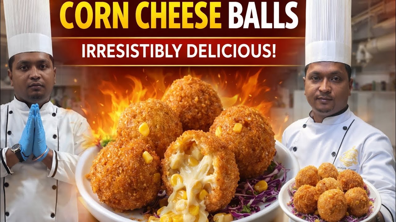 How to Make Corn Cheese Ball 😋 | घर में कॉर्न चीज़ बॉल कैसे बनाएं होटल स्टाइल.#food #recipe.