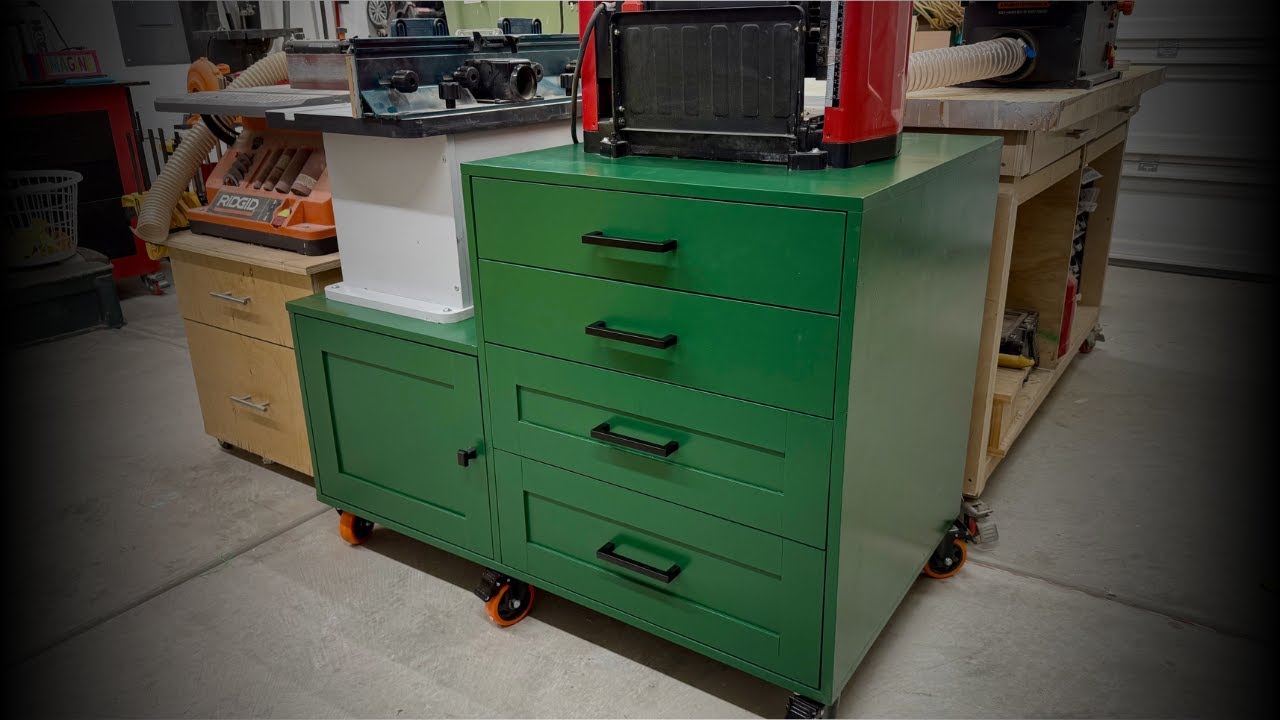 2-in-1 Shop Stand: Planer & Router Table Combo Build