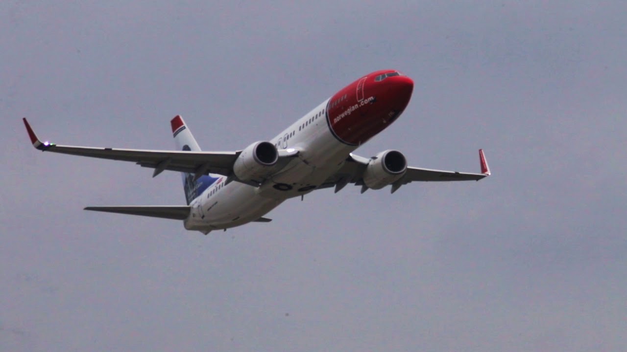 Flugzeug Start und Landung - Flugzeuge auf dem Flughafen Düsseldorf