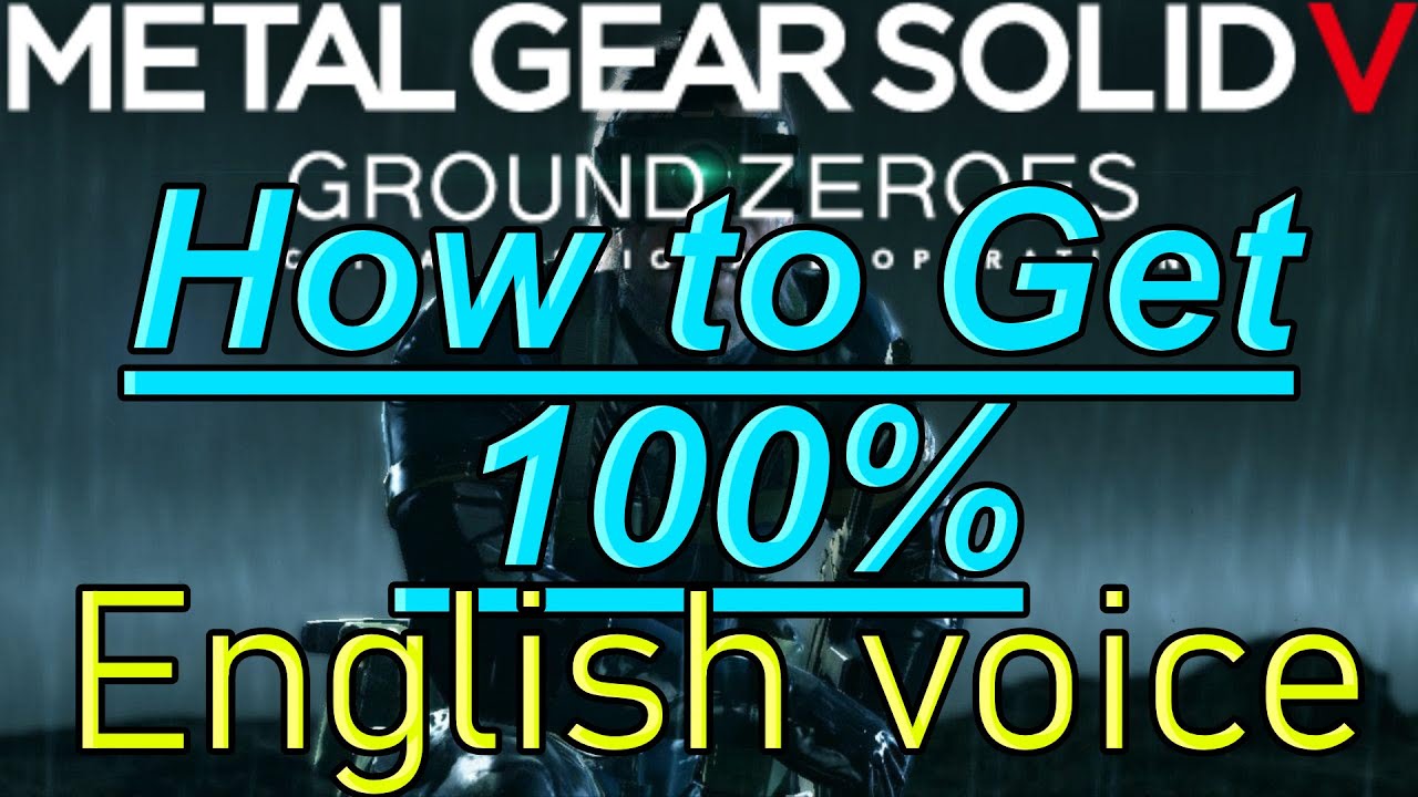 METAL GEAR SOLID V: GROUND ZEROES Как пройти игру на 100% (англ. озвучка)