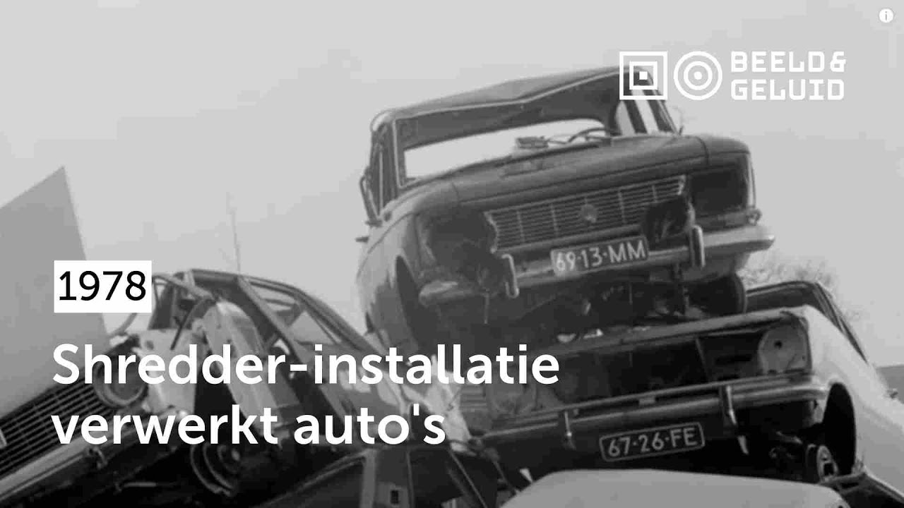 📼 Shredder verwerkt auto's (1978)