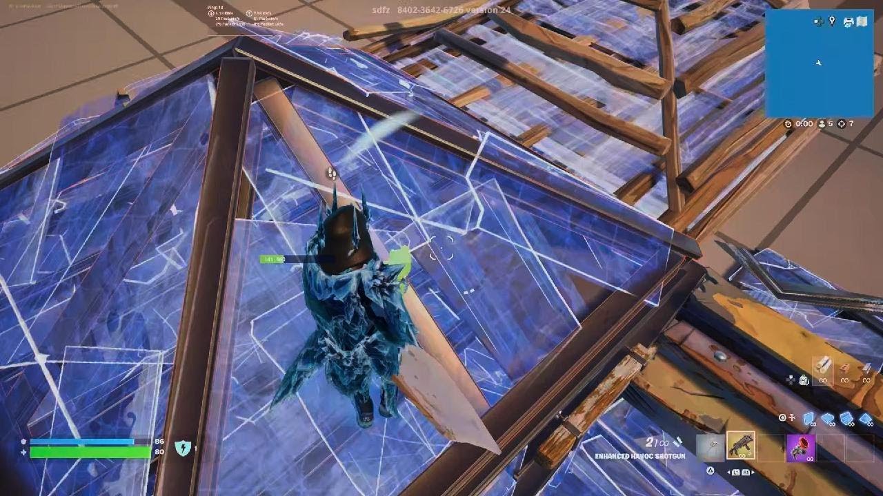 Ps5 controller Fortnite gameplay ice vs foundation creative