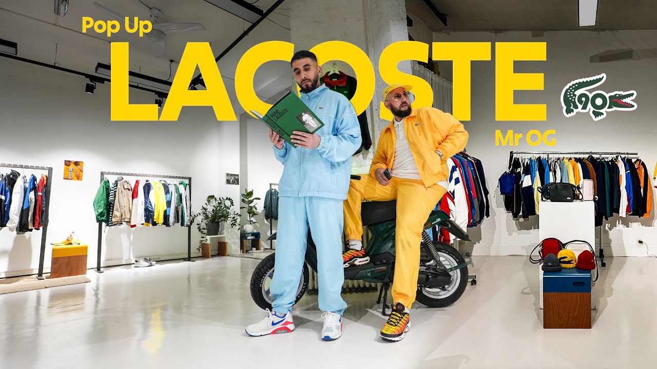 Pop Up du plus grand collectionneur LACOSTE : Pièces Rares des Années 90s-2000s