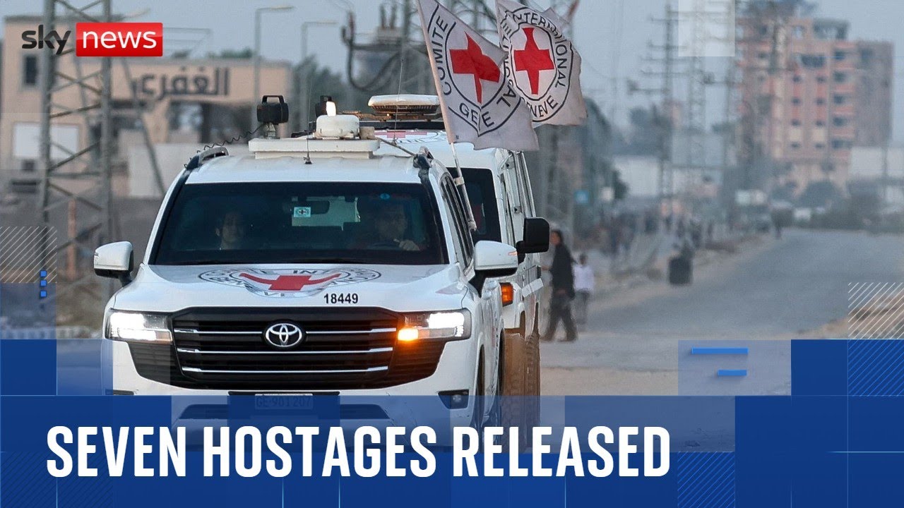 BREAKING: Seven Israeli hostages released by Hamas