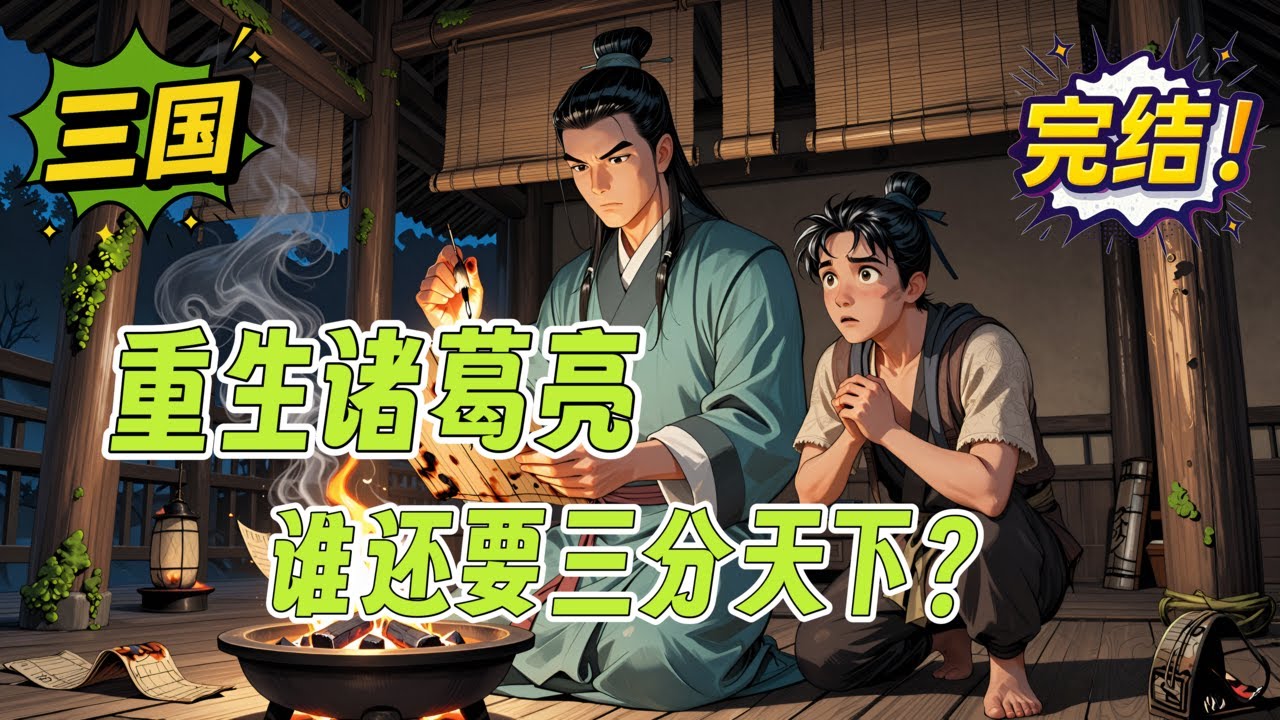 完结《重生诸葛亮：谁还要三分天下？》五丈原续命失败，再睁眼，竟重回南阳卧龙岗！前世鞠躬尽瘁，却换来蜀汉倾颓，万古遗憾。#穿越 #三国 #战争 #完结 #有声书 #一口气看完