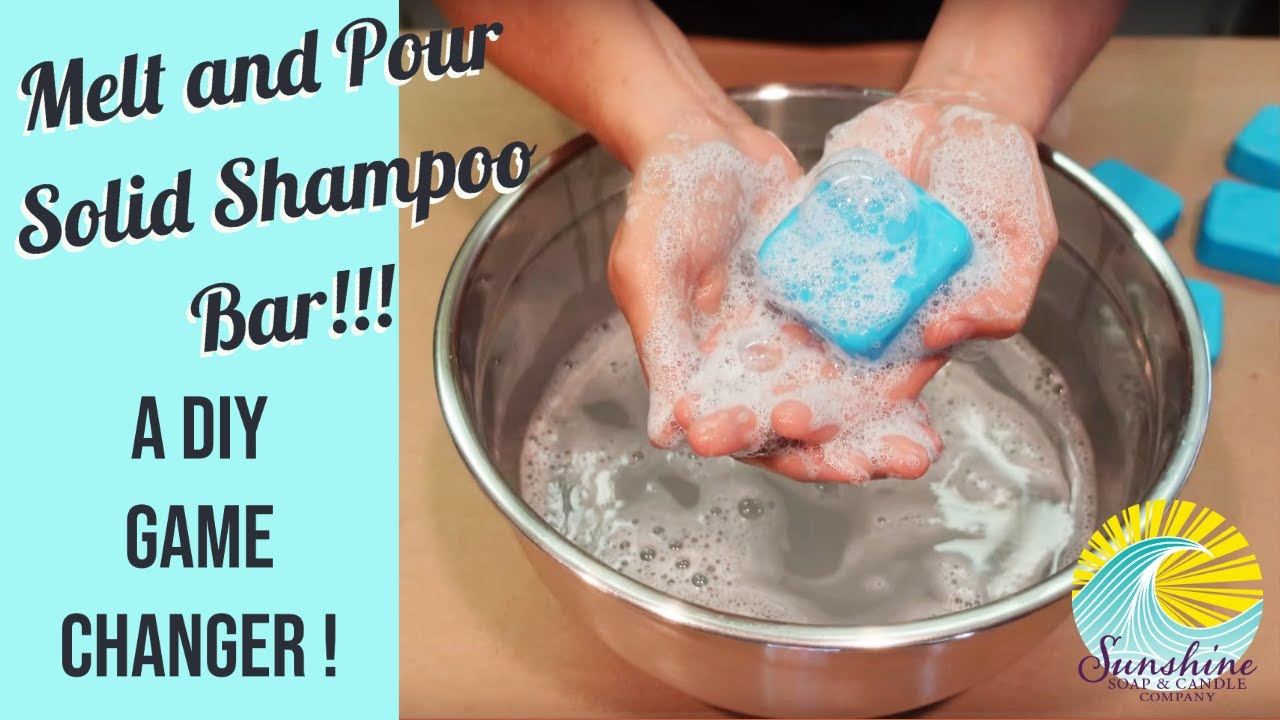 HOW TO MAKE A MELT & POUR SHAMPOO BAR! (THIS IS A GAME CHANGER!!)