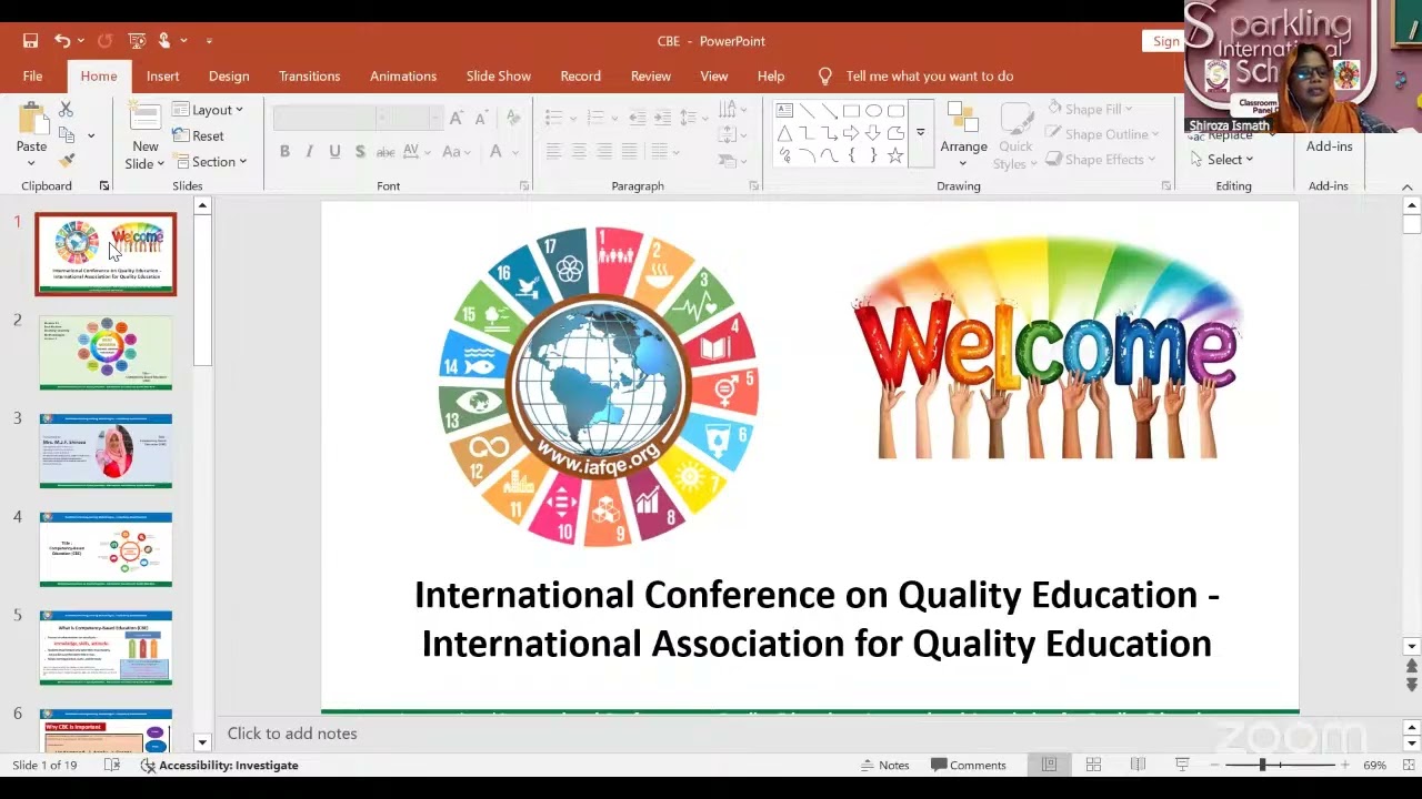 Competency Based Education  in Sinhala - presented by Shiroza Ismath