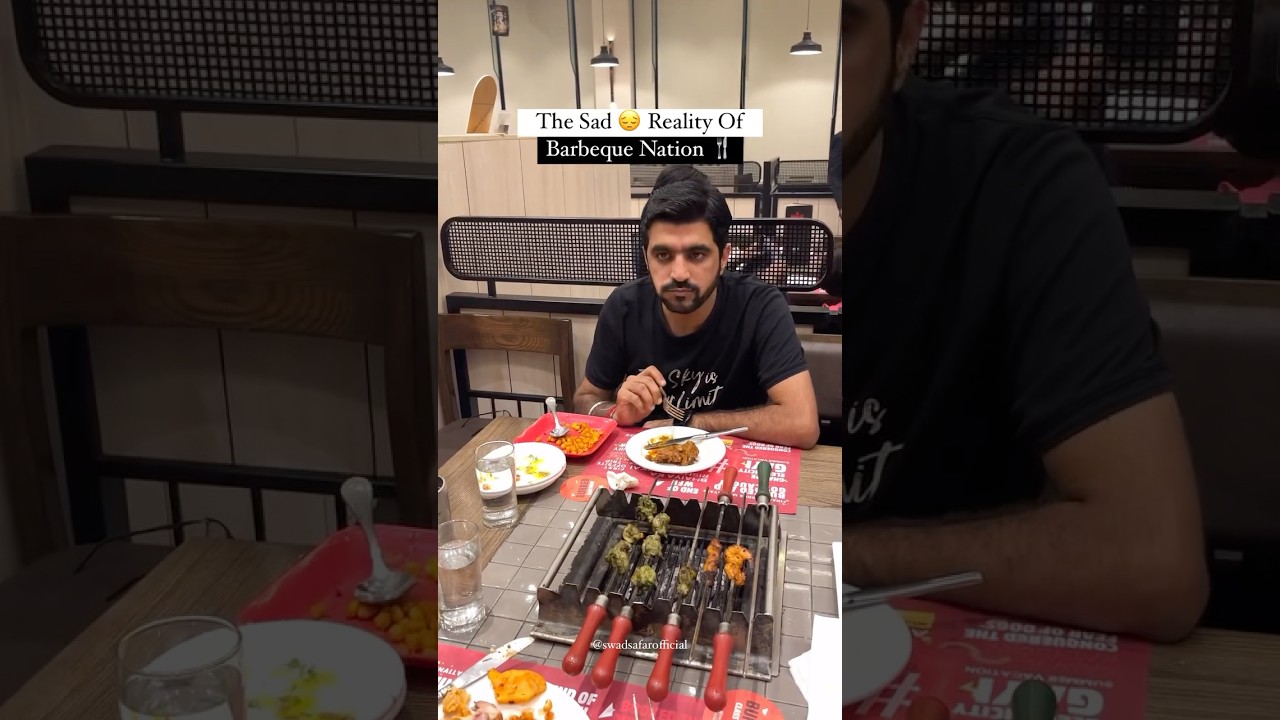 The Sad 😔 Reality Of Barbeque Nation. Check The First Comment! #shorts #barbequenation