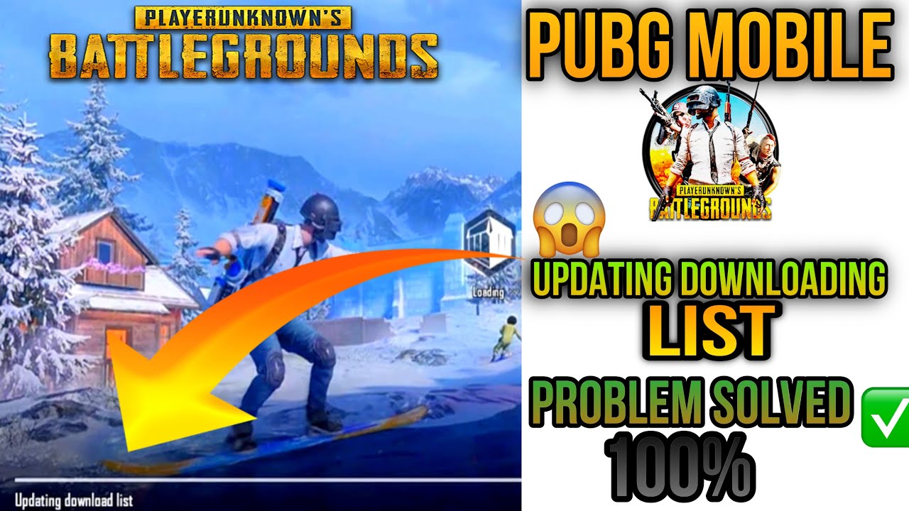 HOW TO SOLVE NEW 3.0 &ldquo;UPDATE DOWNLOAD LIST&rdquo; PROBLEM IN PUBG MOBILE 🧐! PROBLEM SOLVED💯% ☑️
