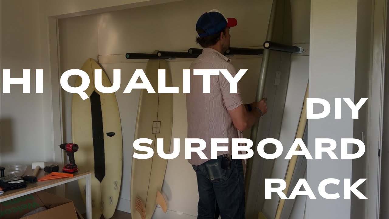 Build the Ultimate DIY Surfboard Rack in 30 Minutes | Clean, Minimal, Pro-Level
