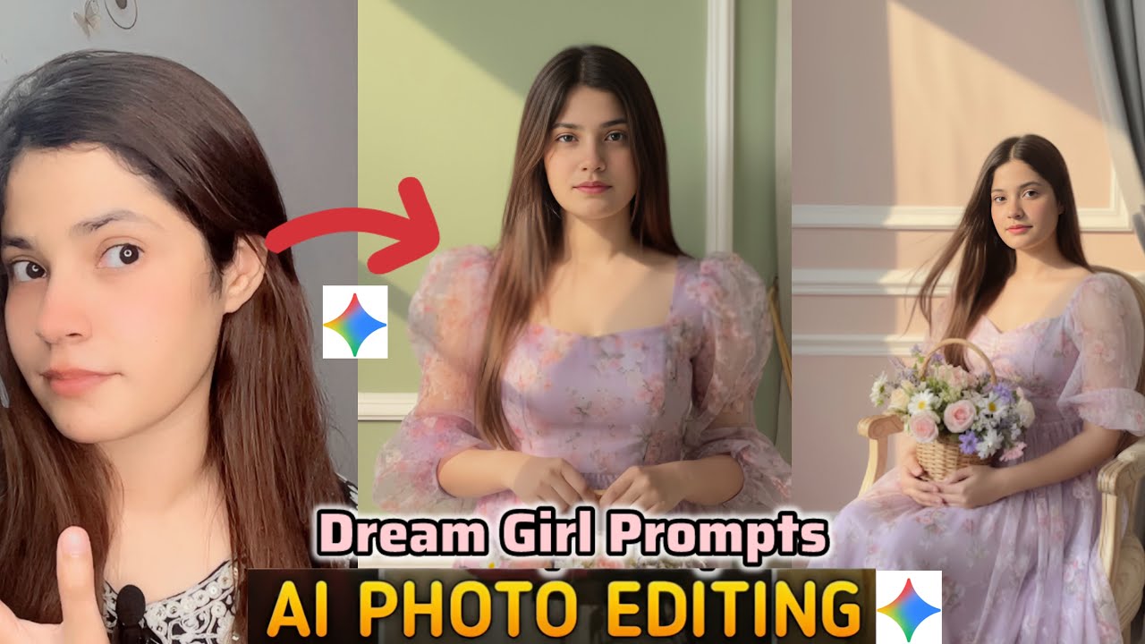 Ai Retro Girl photo Prompts | Google Gemini Photo images | Instagram Trending Dream Girl prompt