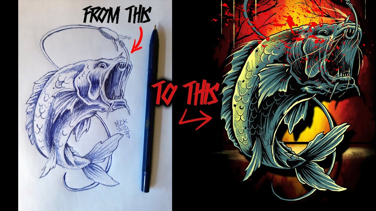 CARA MUDAH TRACING GAMBAR MANUAL KE DIGITAL UNTUK SABLON KAOS DISTRO