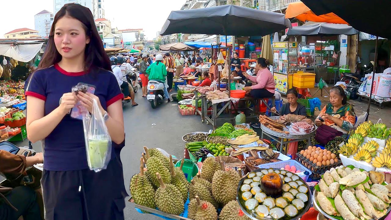 Amazing! CAMBODIAN Street Food Tour Review 2025 - Countryside & City Food Market Tour Collection