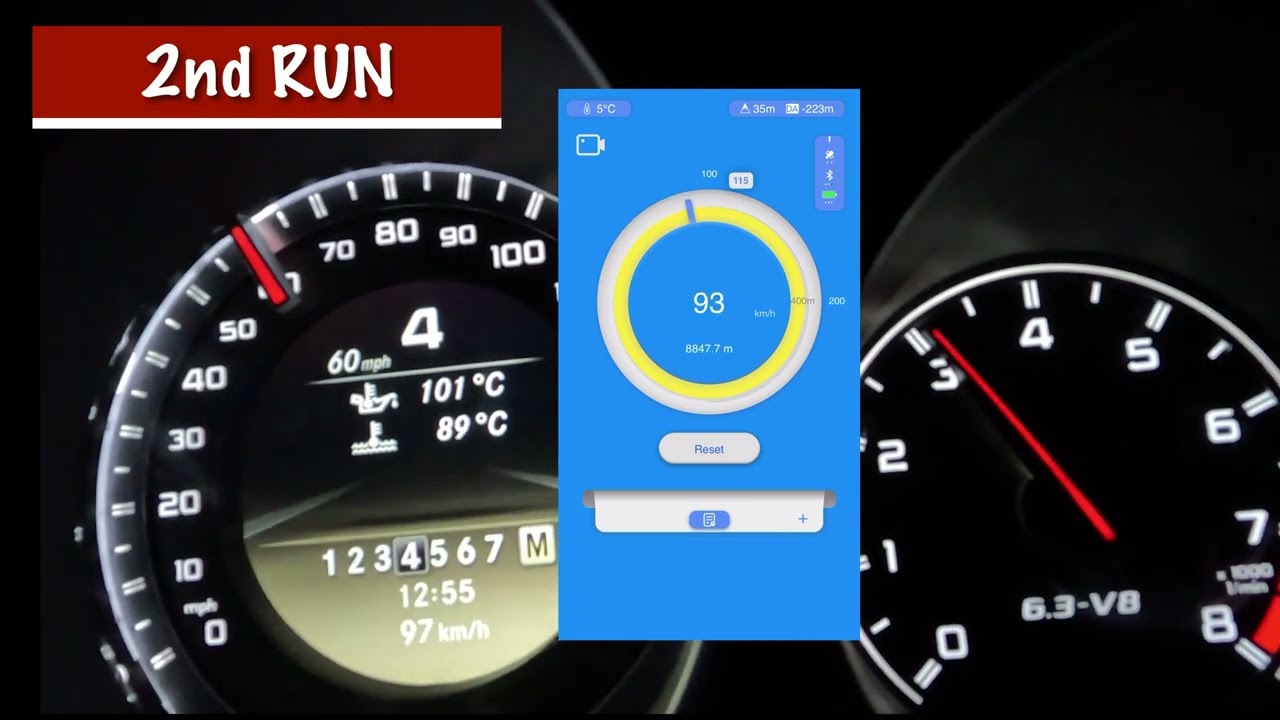 Mercedes C63 100-200Kmh AMG Stage 1 Tune ( W204 )