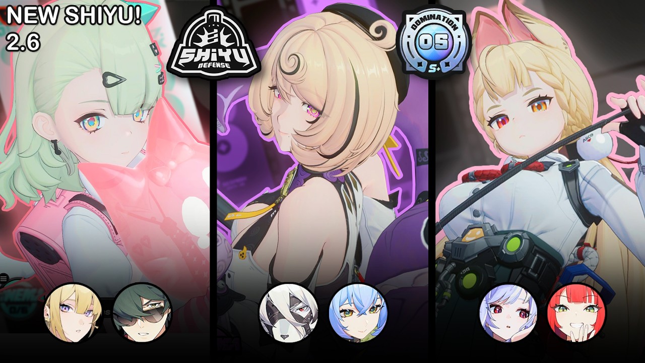 Shiyu 5 S+ / Sunna x Evelyn, Yidhari x Buffed Lycaon, Alice Abloom / Zenless Zone Zero 2.6