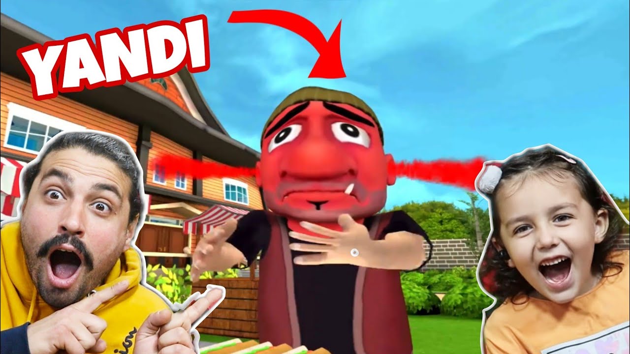 HIRSIZ KUZENLERE DÜNYANIN EN ACI SOSUNU YEDİRDİK 😂 Scary Robber Home Clash