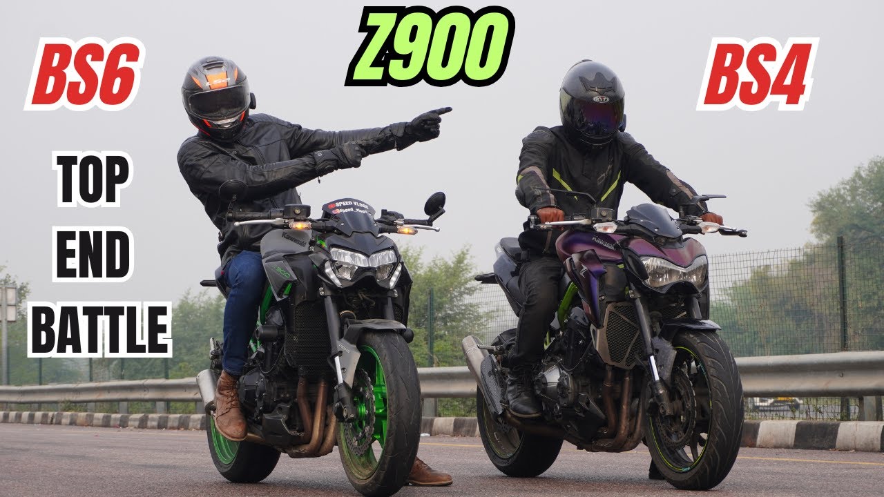 Z900 BS6 vs BS4 Drag Race - Raw Power Beast Unleashed