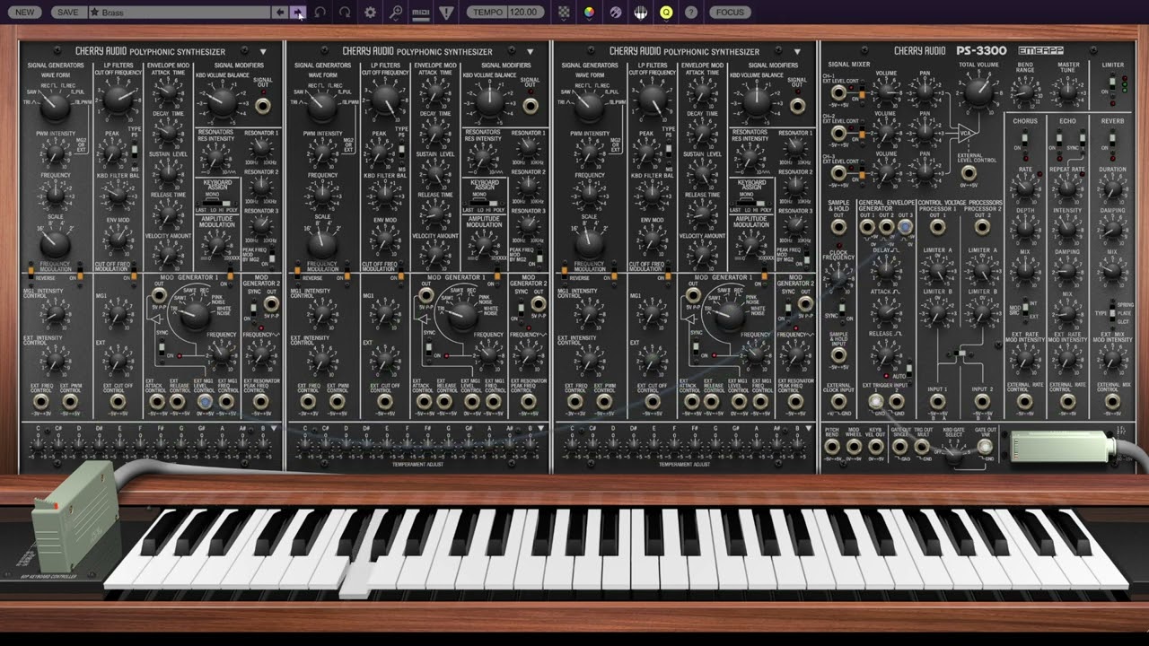 Cherry Audio PS-3300 Preset demo.