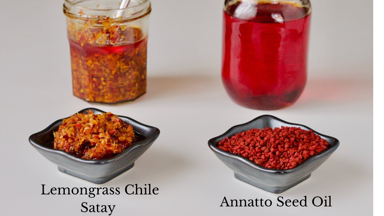 Lemongrass Chile Satay | Ớt Sả Tế | How to Make Annatto Seed Oil
