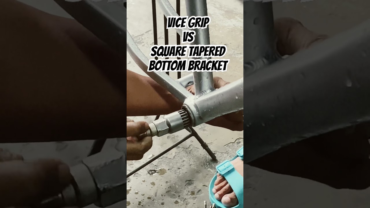 Square Tapered Bottom Bracket Removal | #bikevlog