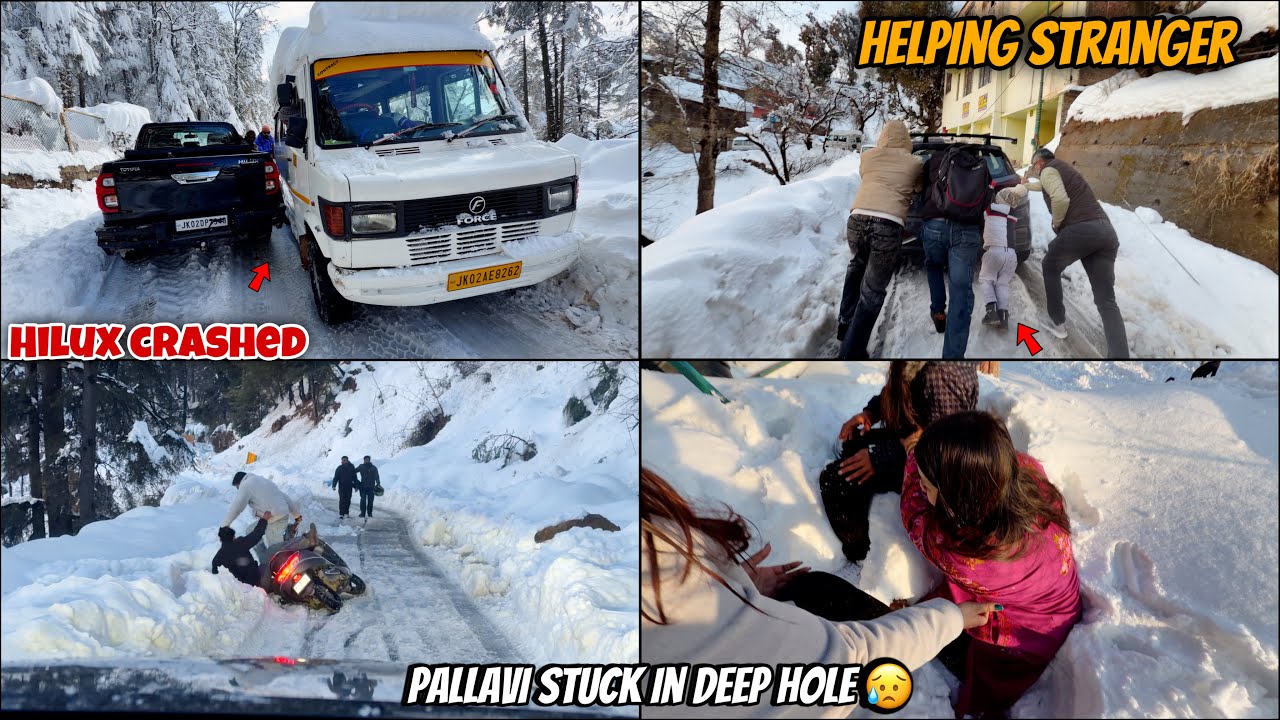 Never come in Snow without Preparations | Everyone stuck , road closer, no Electricity