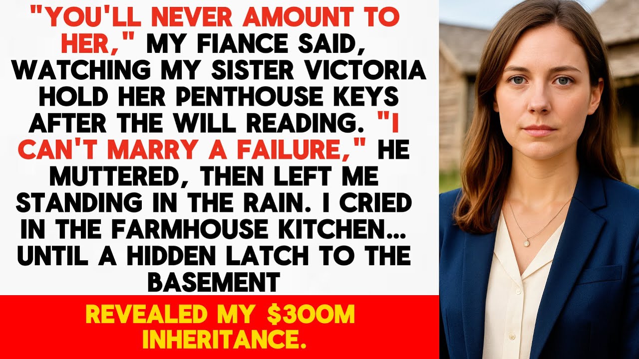 My Parents Left Me a Broken Farmhouse, My Sister Got the Penthouse — Then I Opened the Basement Door