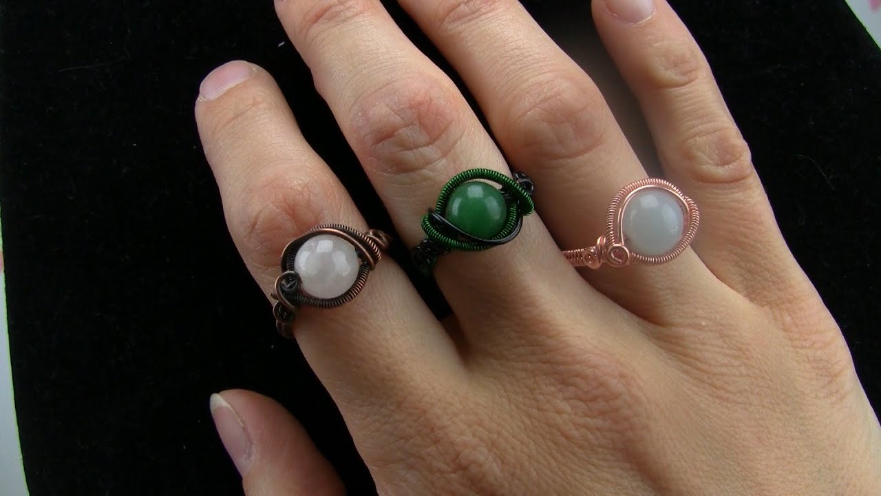 Wire Wrapping Tutorial: Begginer Gemstone Bead Ring
