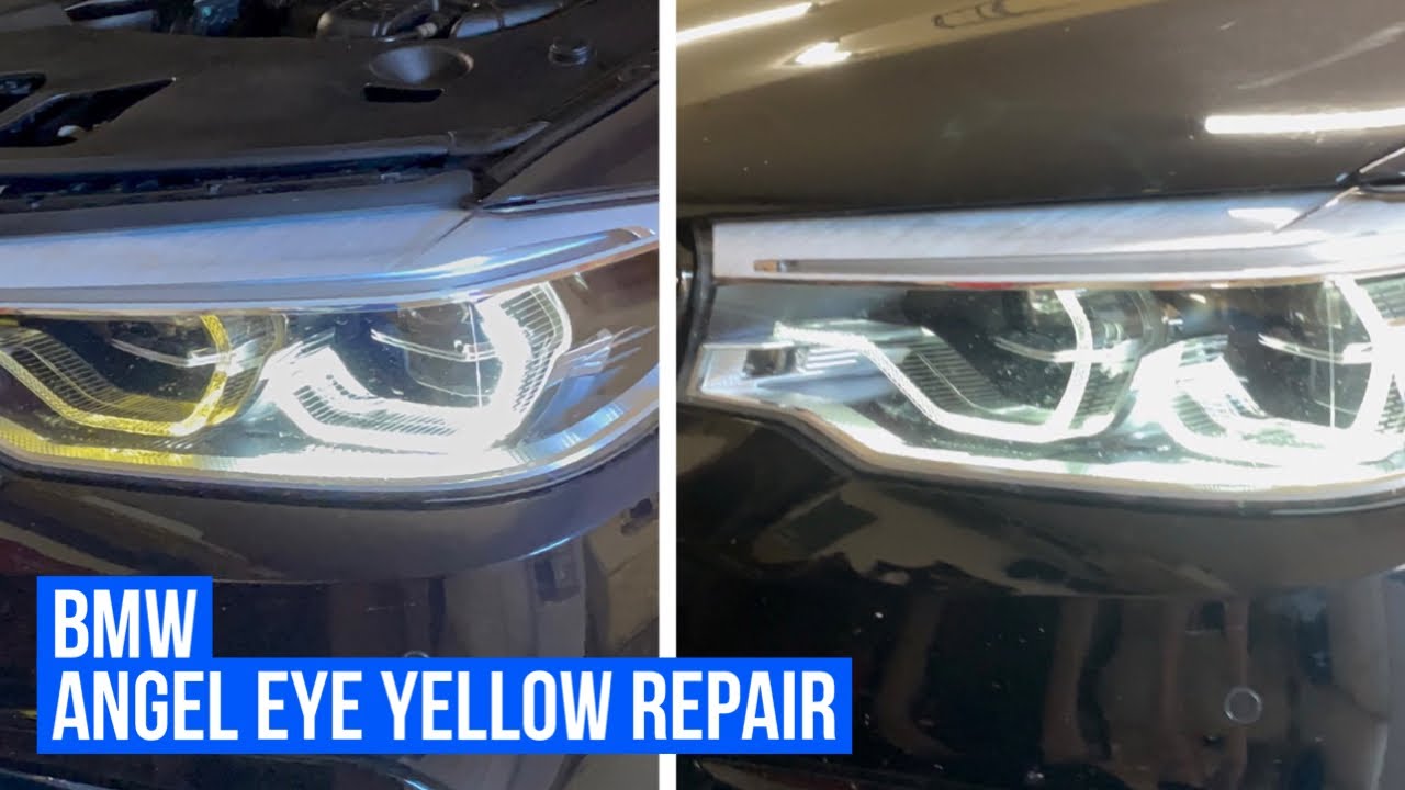 BMW G30/F90 АНГЕЛЬСКИЕ ГЛАЗКИ (ЖЕЛТЫЙ РЕМОНТ)